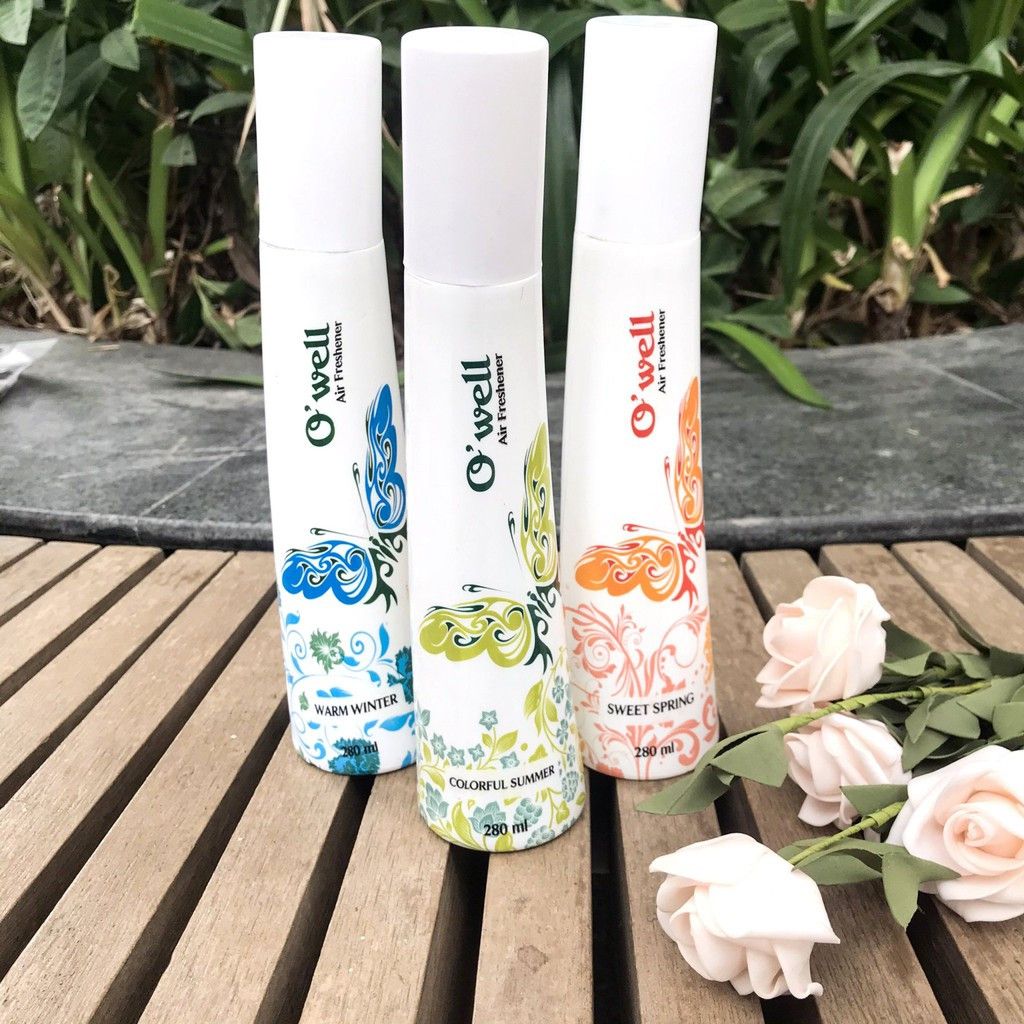 XỊT THƠM PHÒNG O'WELL 280ML SET  2 CHAI